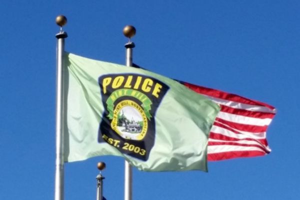Custom police flag