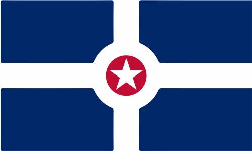 Indianapolis flag for sale at Carrot-Top Industries