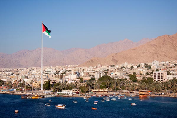 Aqaba, Jordan Flagpole - 430 Ft 