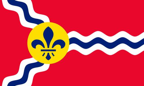 St. Louis flag for sale at Carrot-Top Industries